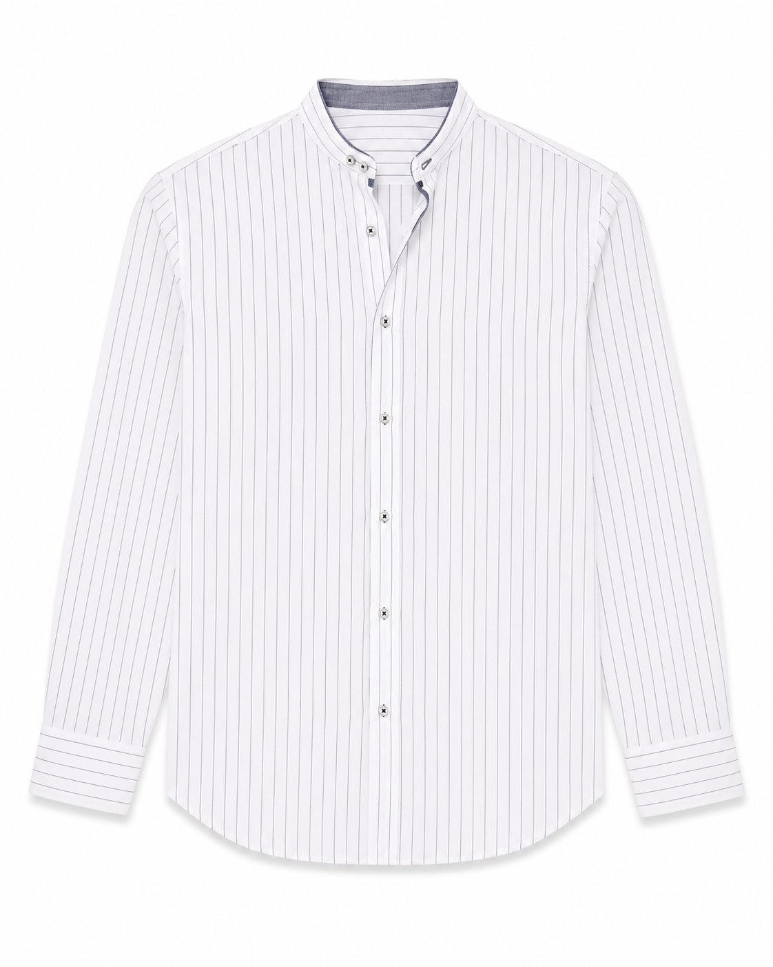 Striped long sleeve white