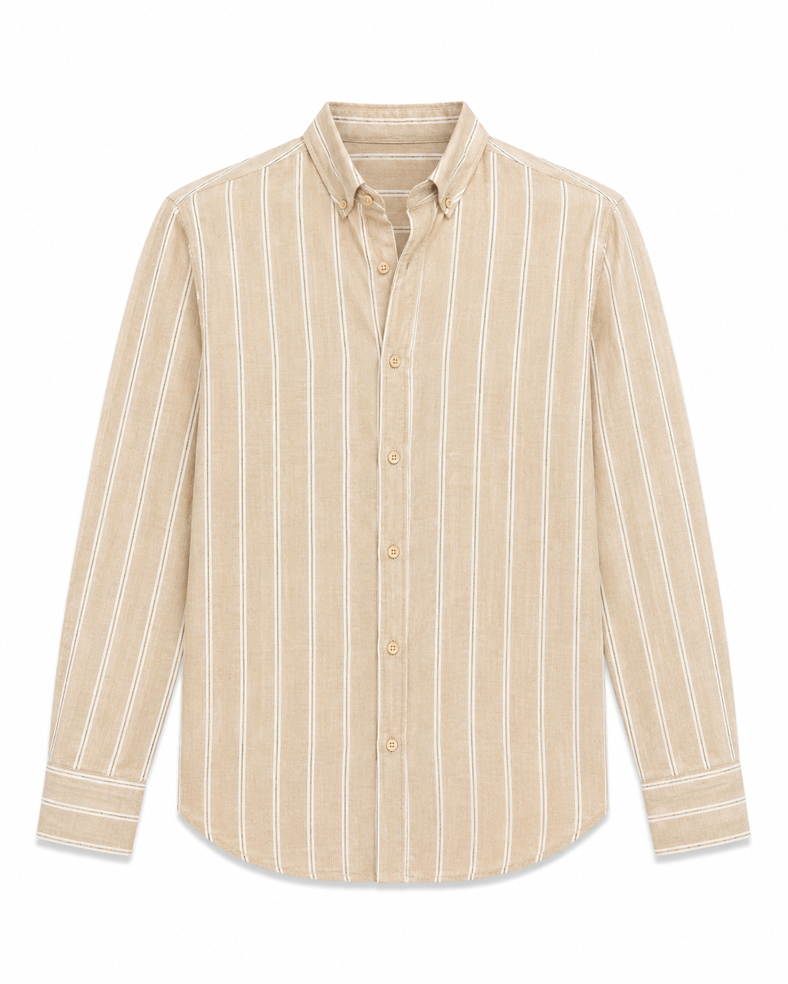 Striped long sleeve beige (2Xl)