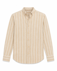 Striped long sleeve beige (2Xl)