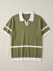 Relaxed fit tricot polo (2XL)