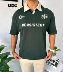 Relaxed fit persistent green