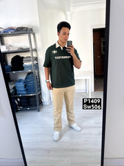 Relaxed fit persistent green