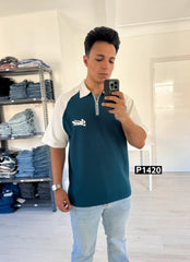 Stwd relaxed fit polo petrol