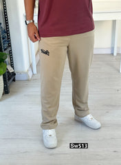 Relaxed fit sweatpants beige