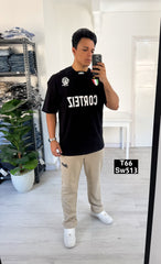 Relaxed fit sweatpants beige