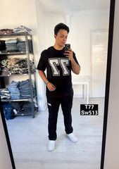 Relaxed fit sweatpants black